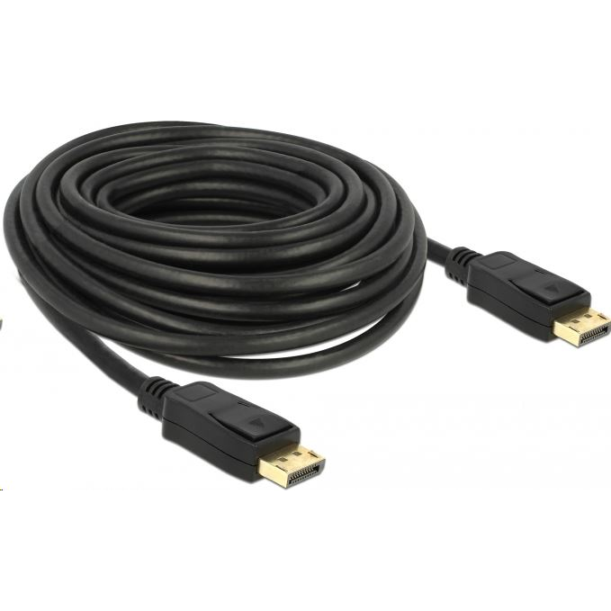 DeLock 84862 Displayport 1.2 apa > Displayport apa 10m fekete (DL84862)