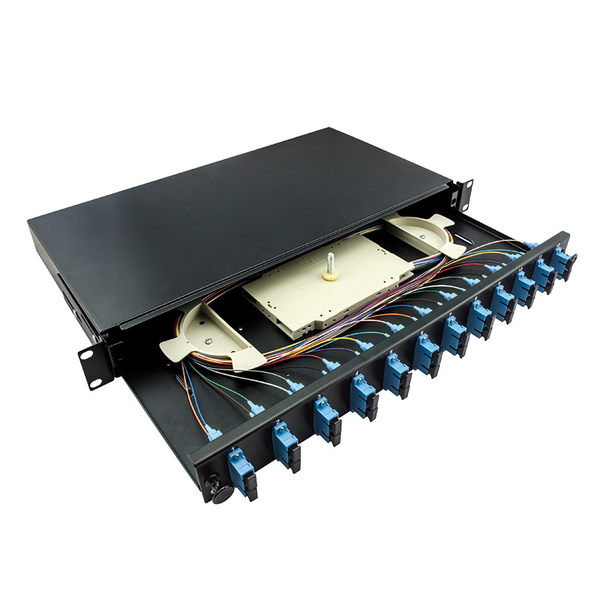 Logilink Optikai kábel elosztó, 19" (ODF) SC-DX 12 P (F12SD2B)