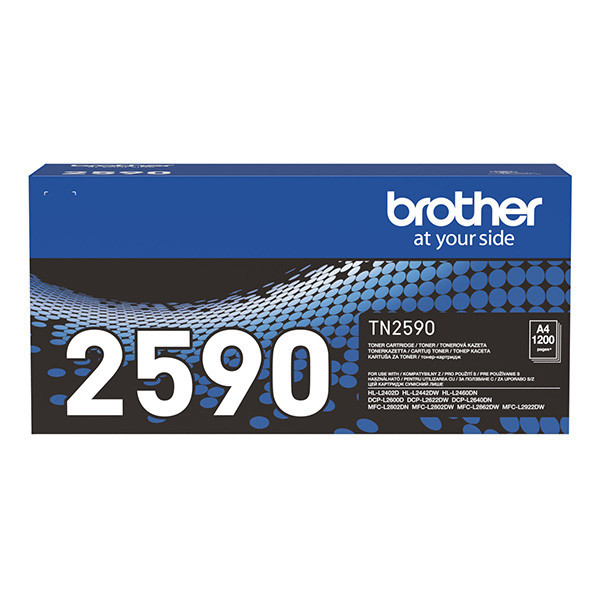 Brother TN-2590 tonerpatron 1 stk Original Sort