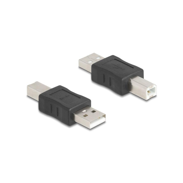DELOCK USB 2.0 Adapter USB A Stecker zu USB B Stecker