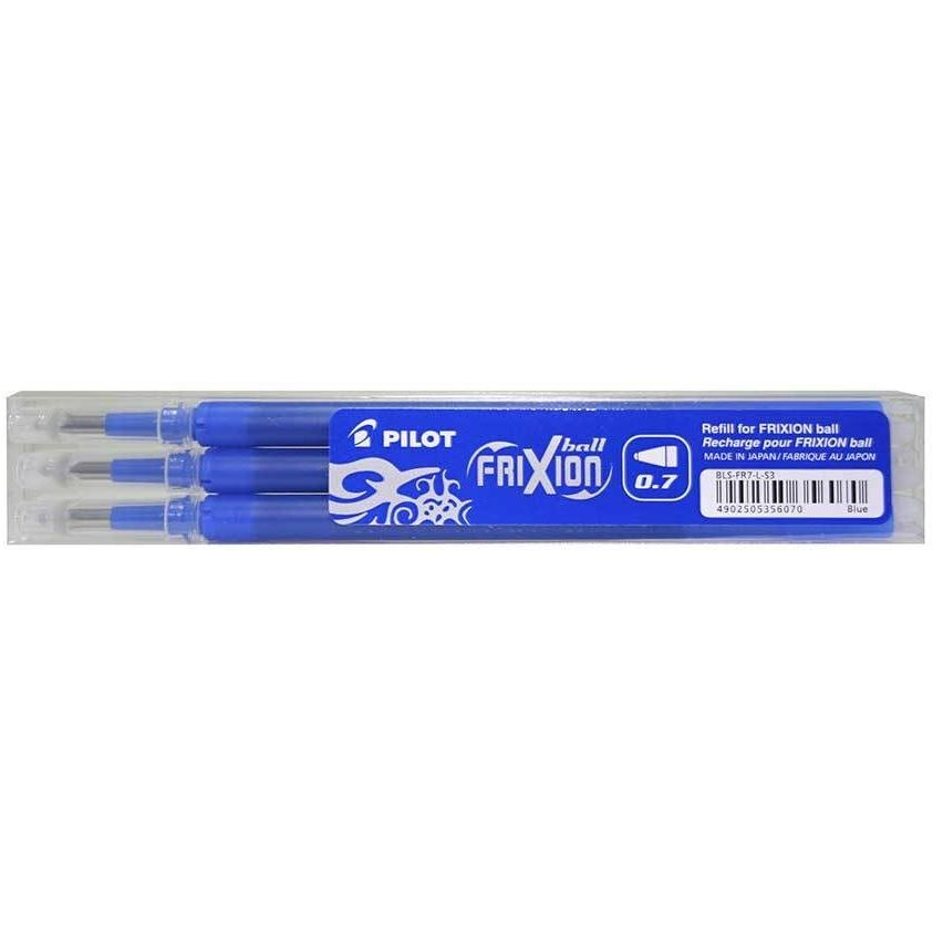 Pilot Frixion 0,7mm 3db-os kék rollertoll betét (BLS-FR-7-L-S3) (BLS-FR-7-L-S3)