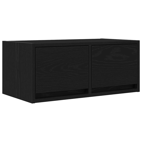 Dulap TV Stejar negru 60x31x25,5 cm Lemn prelucrat