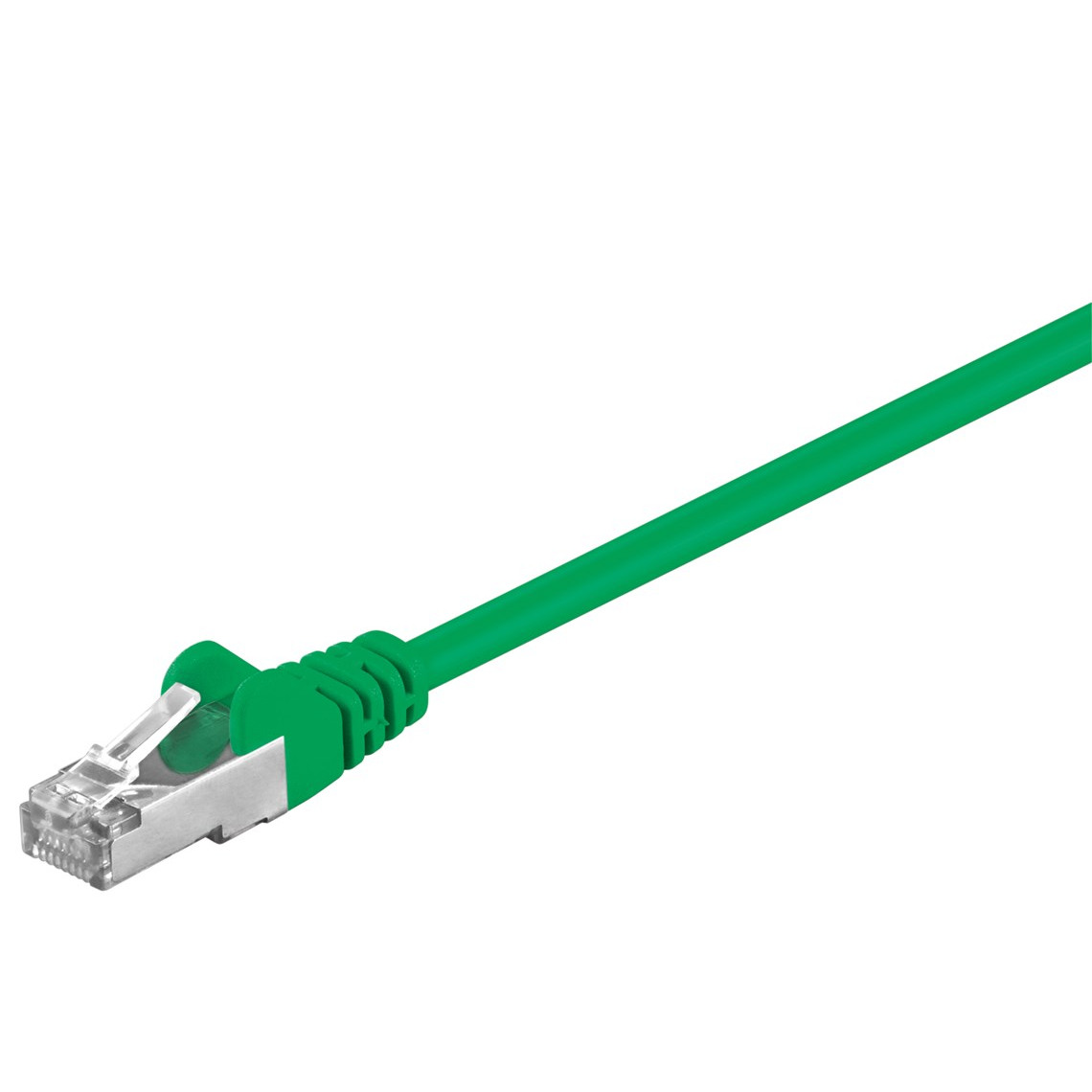 Patchcord SF/UTP 5e Goobay RJ45 / RJ45 50 m zelená
