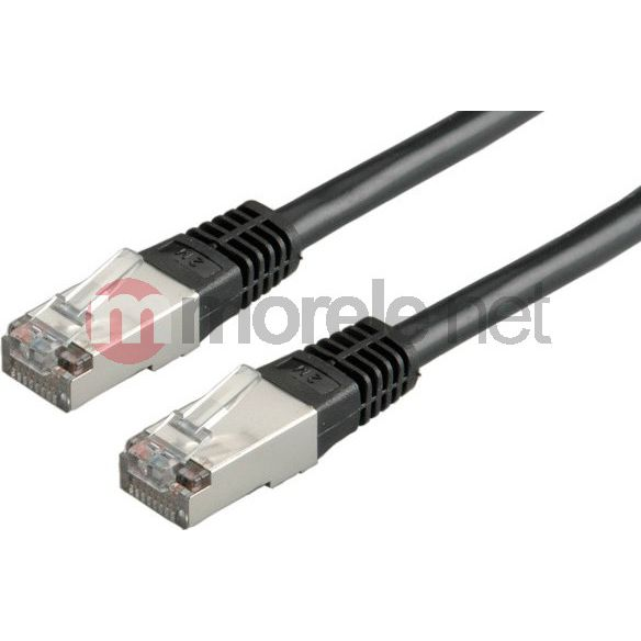 Patchcord Value S/FTP 6 RJ45 / RJ45 1 m černý
