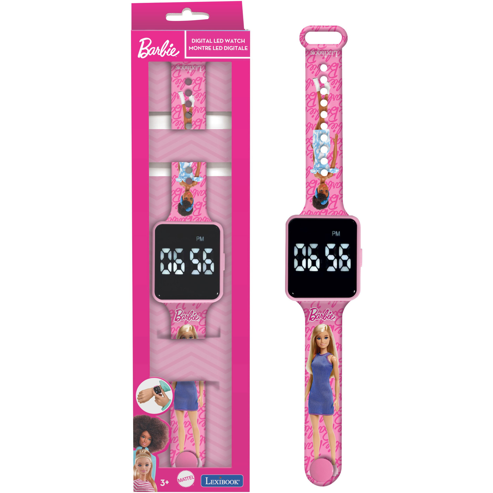 Lexibook Barbie LED digitális karóra (3380743108513)
