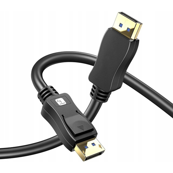 Techly ICOC-DSP-A21-010 DisplayPort kabel 1 m Sort