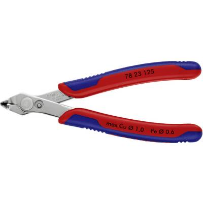 Elektronikai, finommechanikai hajlított fejű csípőfogó 125 mm Knipex Super-Knips 78 23 125 (78 23 125)