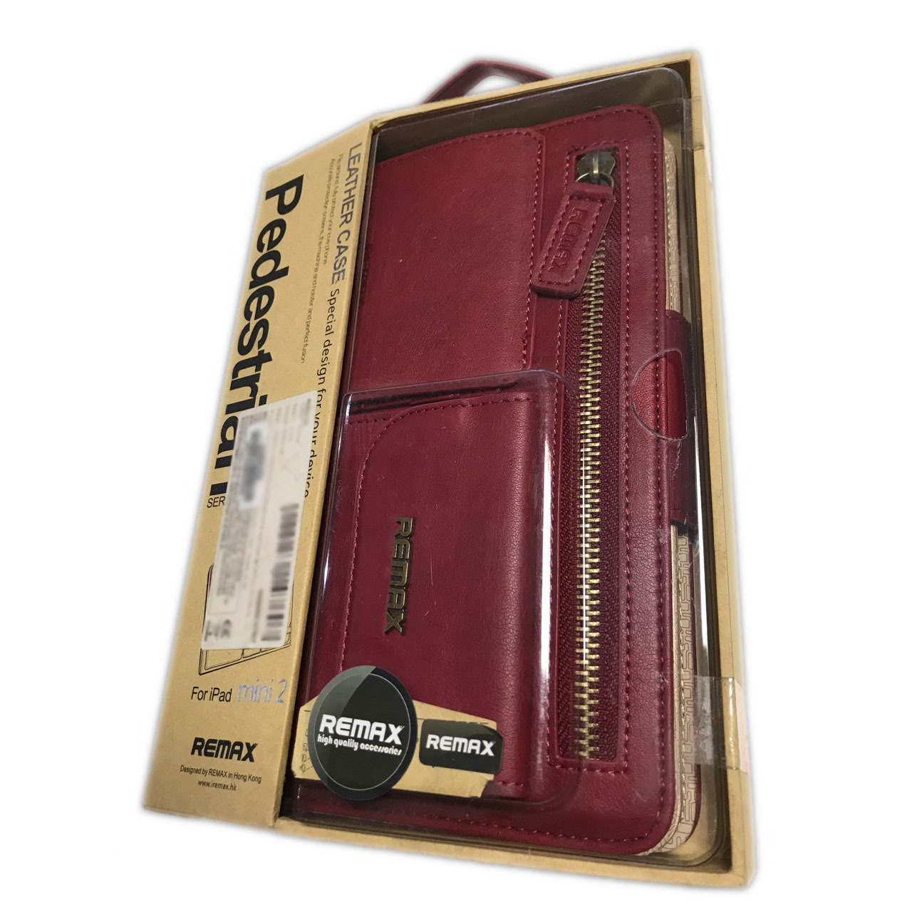 REMAX PEDESTRIAN IPAD MINI RETINA BŐRTOK BORDÓ (RM00195)