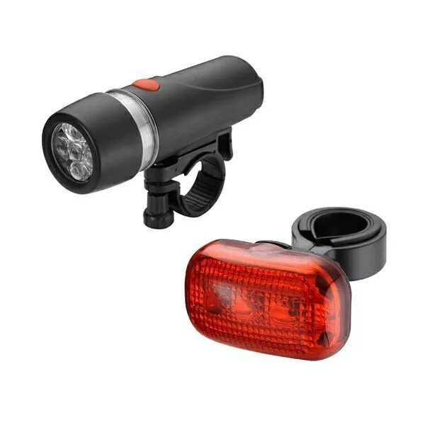 NovaBIK3 kerékpáros első-hátsó LED-es lámpa fekete (AN68428)