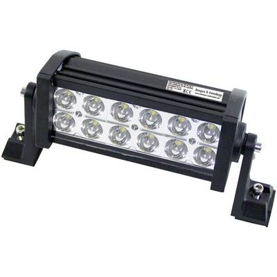 Munkafényszóró LED munka fényszóró 36 W 12 V, 24 V (Sz x Ma x Mé) 252 x 115 x 85 mm 2300 lm (20196)