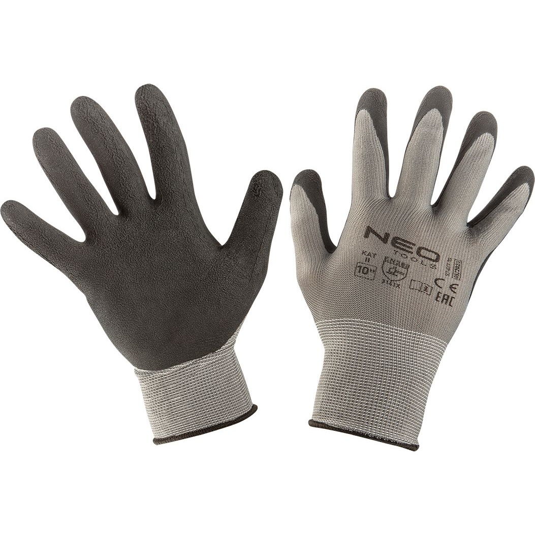 NEO 97-617-10 Munkakesztyű, Latexbevonatú Nylon, 3141X, 10