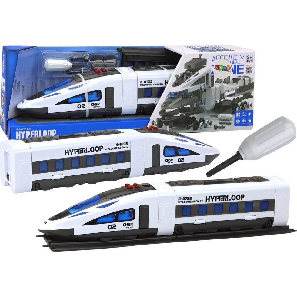 Vonat Elfordítható Vonat Csavarhúzó Pályák Fények Hangok (17848)