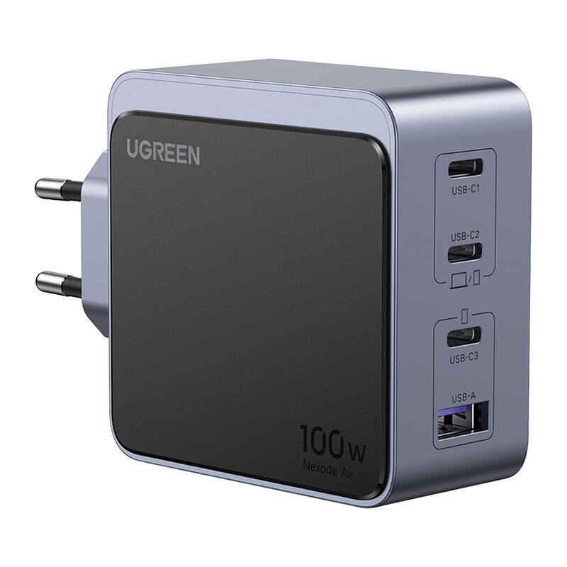 UGREEN Nexode Air 100W USB-A + 3xUSB-C hálózati töltő (35043) (ugreen35043)