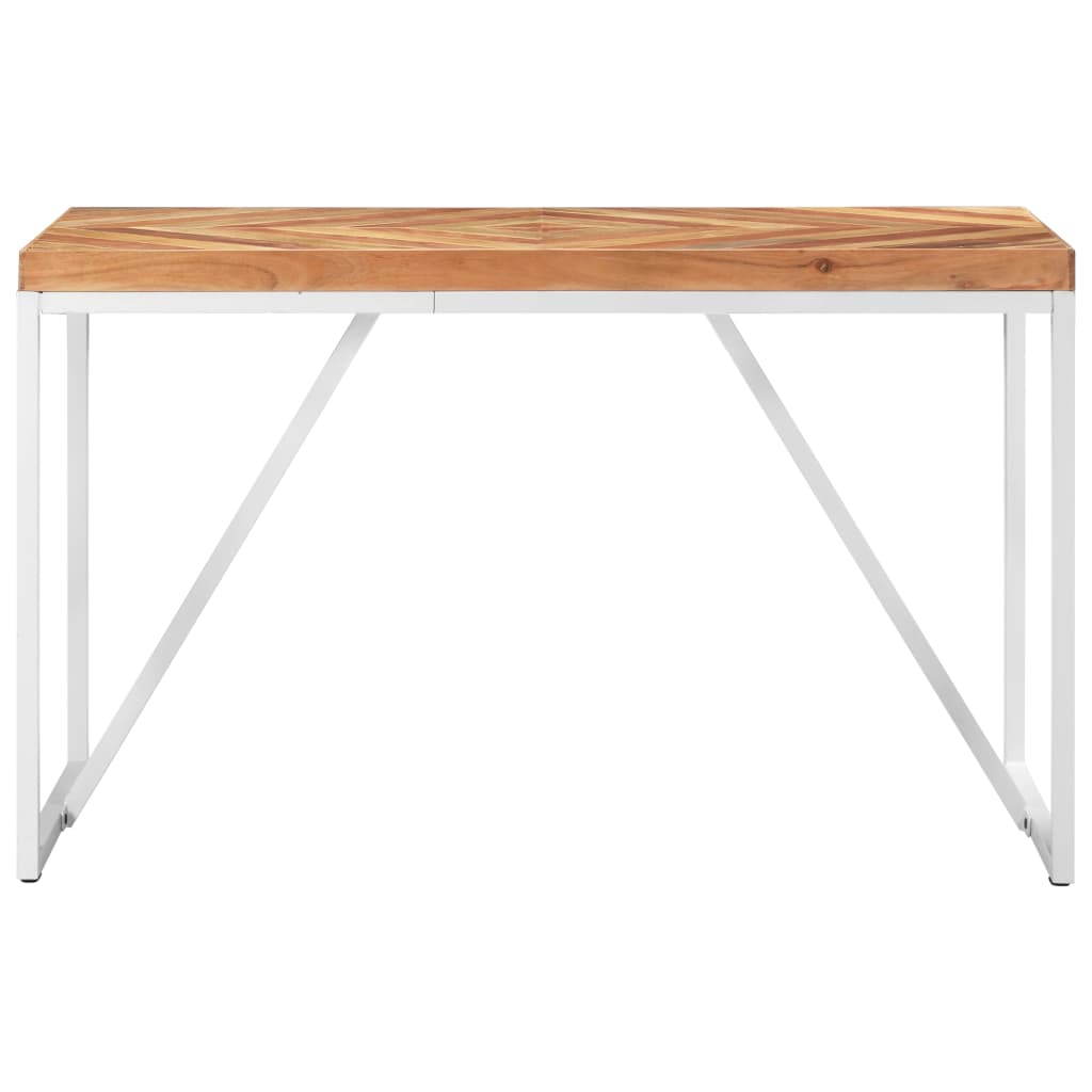 tömör akác és mangófa étkezőasztal 120 x 60 x 76 cm (323545)