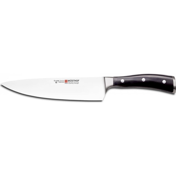 Нож за готвач Wusthof, IKON Classic, Неръждаема стомана/пластмаса, 20 см, Сребрист/Черен