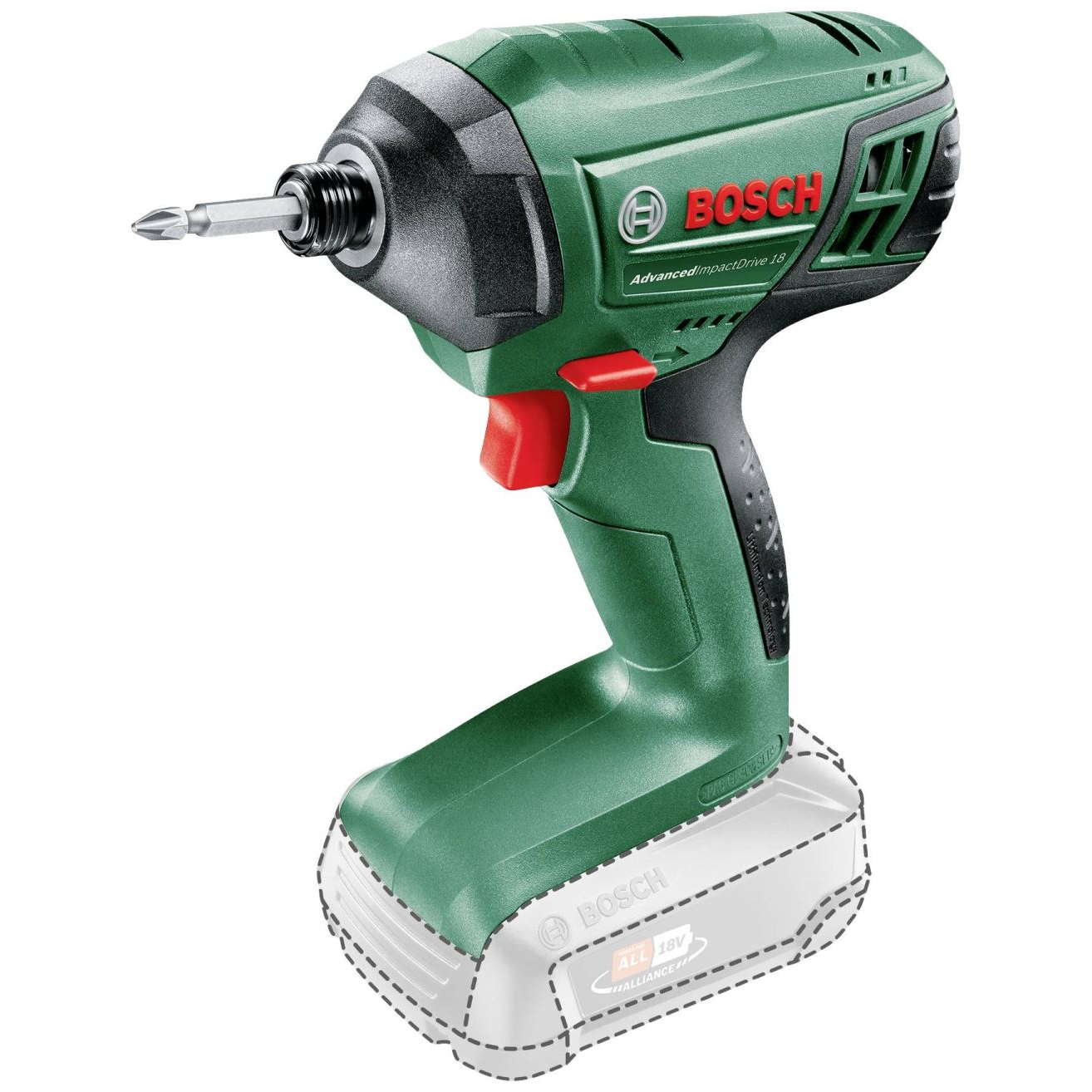 Bosch AdvancedImpactDrive 18 akkus ütvecsavarozó, akkumulátor és töltő nélkül (0603980303) (0603980303)