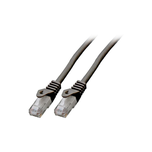 EFB RJ45 Patchkabel U/UTP, Cat.6, LSZH, CCA, 1.5m, schwarz