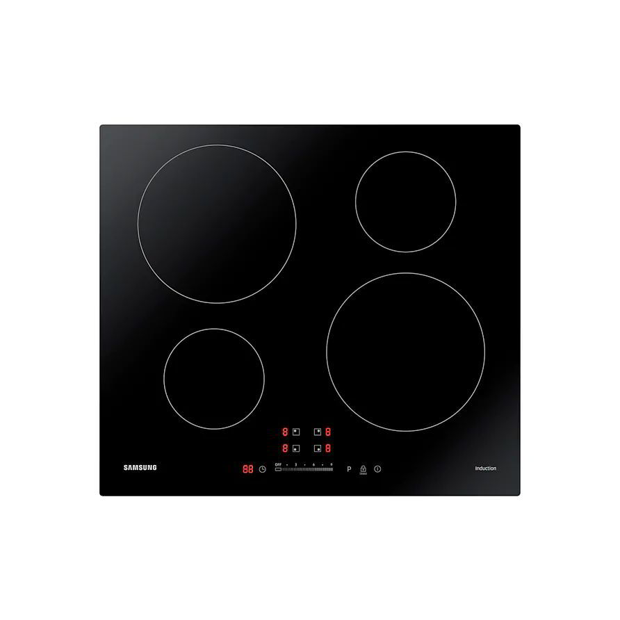 Samsung NZ64M3707AK Fekete Beépített 59 cm Zónás indukciós főzőlap 4 zóna (NZ64M3707AK/OL)