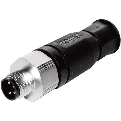 Conec 42-00005 Érzékelő-/működtető összekötő, konfekcionálatlan M8 Dugó, egyenes Pólusszám: 3 1 db (42-00005)