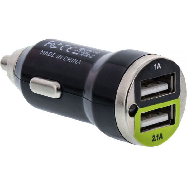 InLine 31502N mobiltelefon töltő Univerzális Fekete Szivargyújtó Automatikus (31502N)