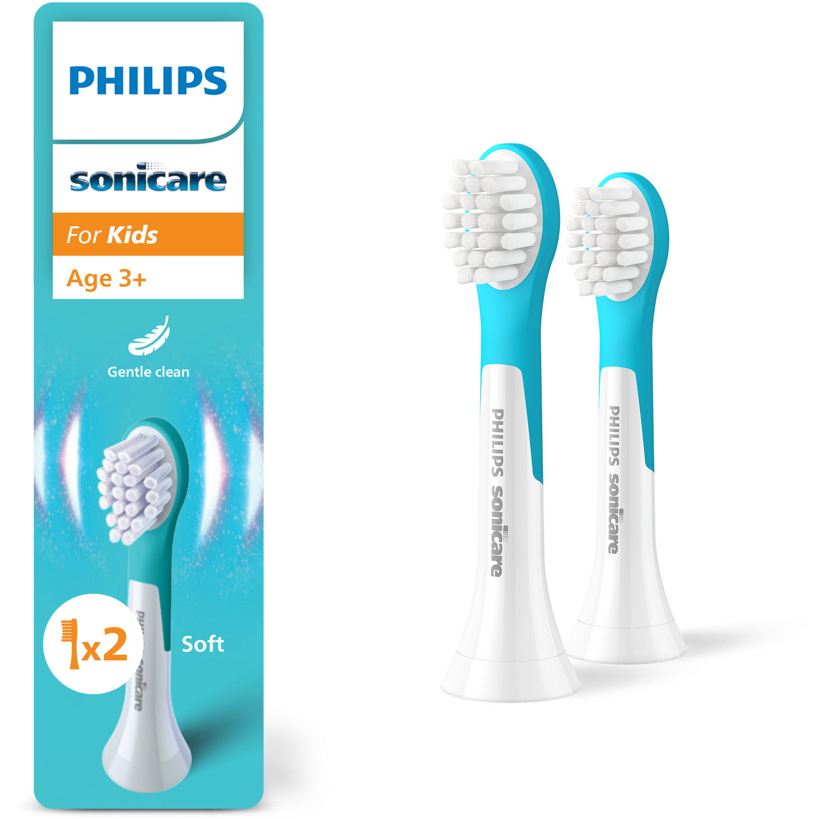 Philips Sonicare for Kids Mini HX6032/90, 3 éves kortól, 2 db (HX6032/90)