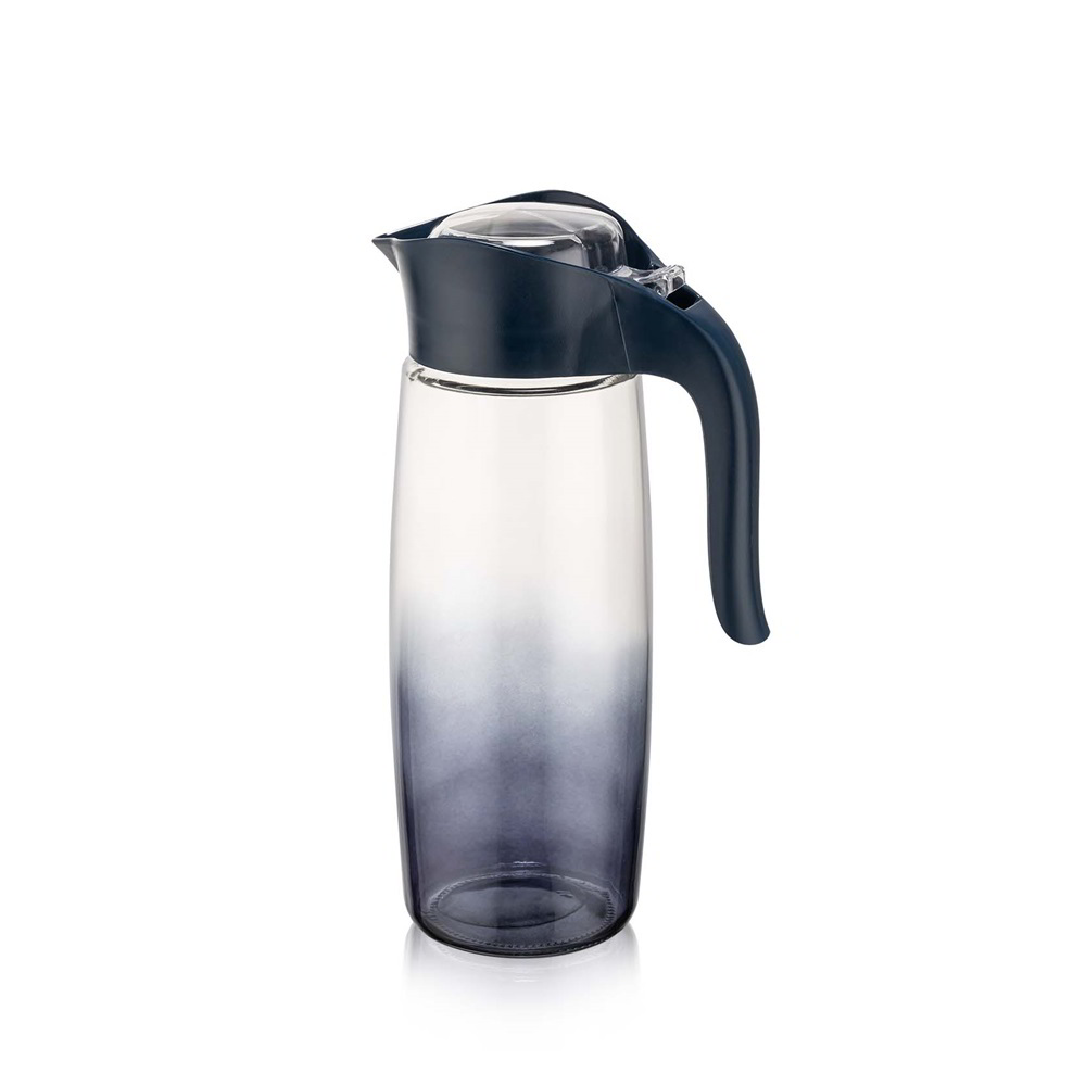 Iris C-00401 Rainbow Üveg kancsó 1,6L - Indigókék / átlátszó (C-00401)