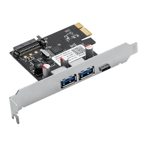 Orico 2x USB 3.0 + 1x USB-C bővítő kártya PCIe (ORICO-PNU-2A1C-BK-BP)