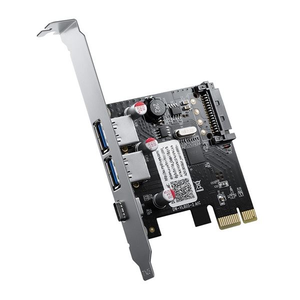 Orico 2x USB 3.0 + 1x USB-C bővítő kártya PCIe (ORICO-PNU-2A1C-BK-BP)