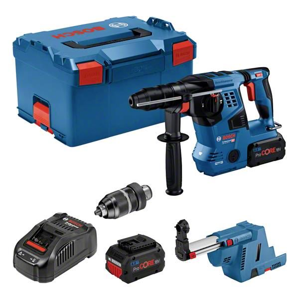 Bosch Professional GBH 18V-28 CF akkus fúrókalapács 2db 8.0Ah-s akkuval (0611921003) (0611921003)