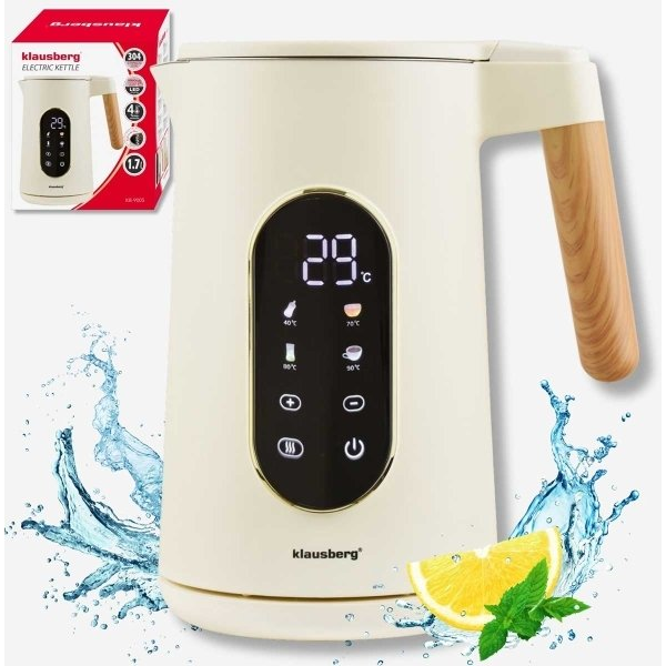 CZAJNIK ELEKTRYCZNY 1,7L KLAUSBERG KB-9005 REGULACJA TEMPERATURY