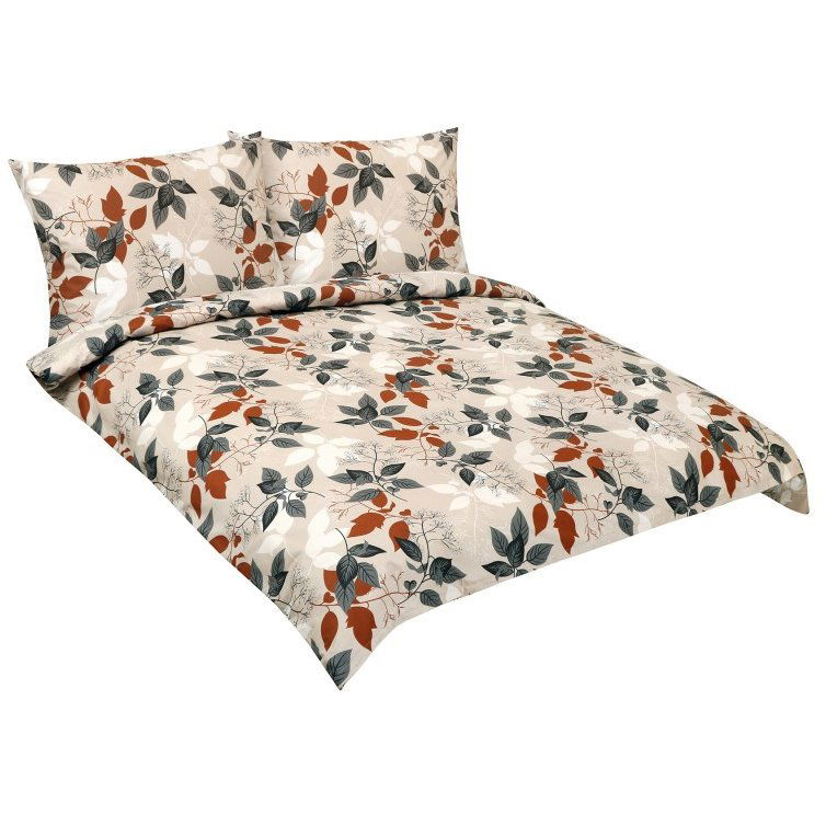 BELLATEX ágynemű, pamut F 90/807 őszi levelek, 1 darab 180 × 220, 2 darab 70 × 90 (13744)