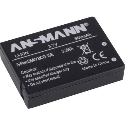 DMW-BCG10E, DMW-BCG10 Panasonic kamera akku 3,7V 900 mAh, Ansmann (5044593)