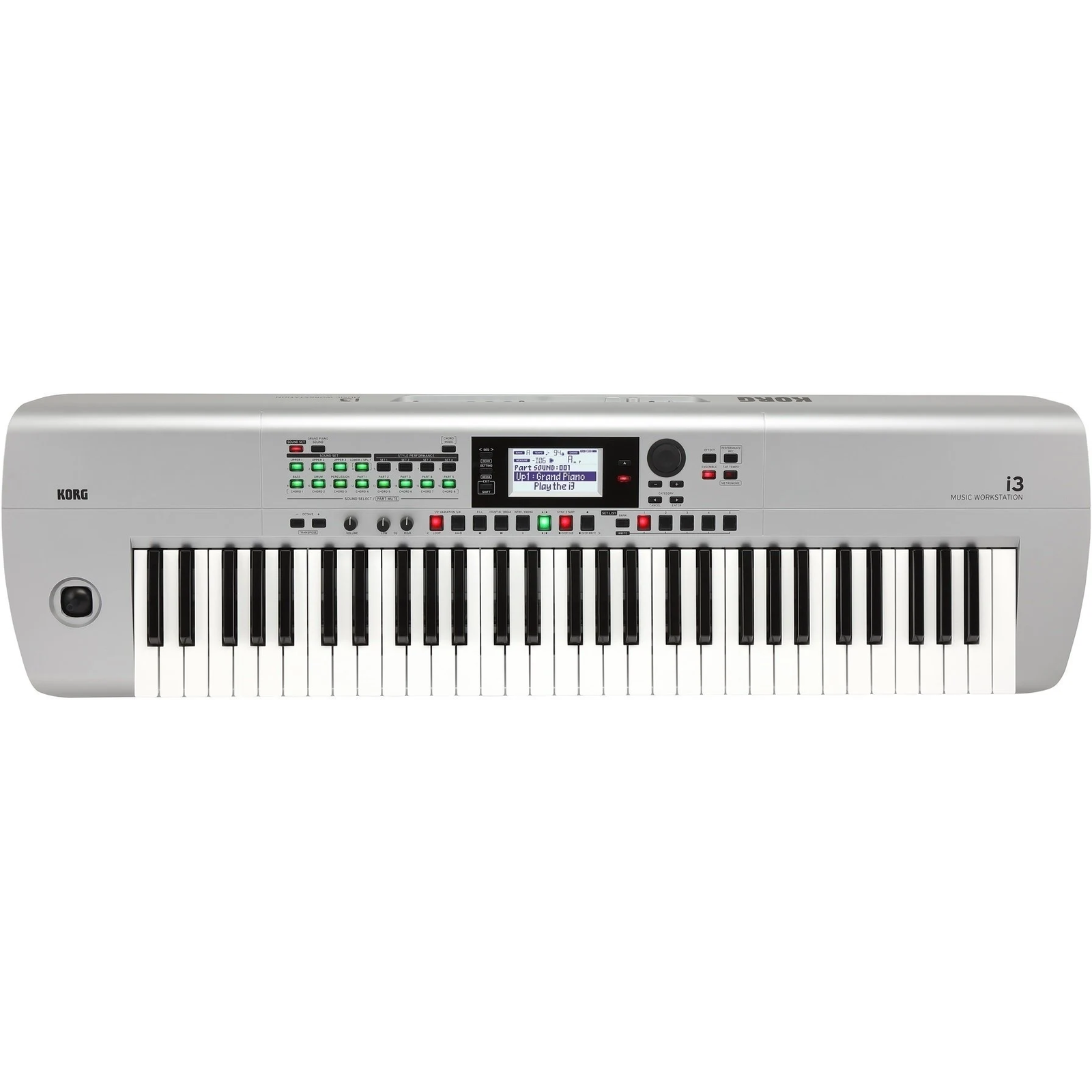 Korg i3 MS 61 Dinamikus 61 Billentyűs szintetizátor - Ezüst (I3MS)