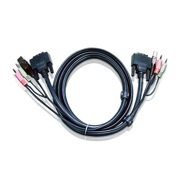 ATEN 2L-7D05UD KVM-kabel Sort 5 m