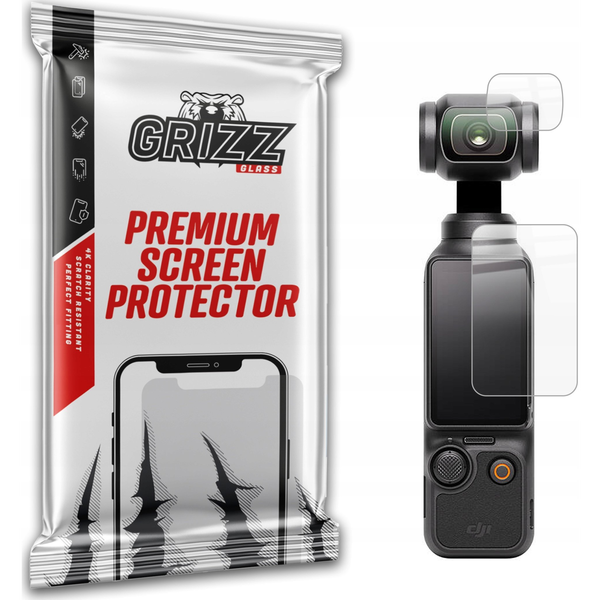  GrizzGlass Szkło hybrydowe GrizzGlass HybridGlass do DJI Osmo Pocket 3