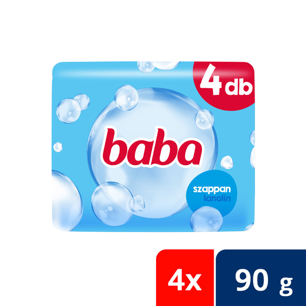 Бебешки ланолинов сапун 4 х 90гр