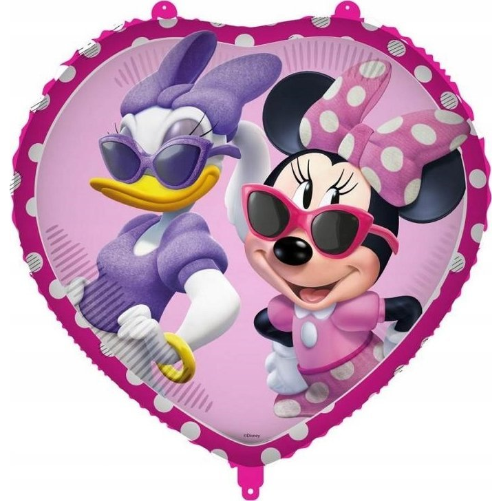 Minnie egeres szív alakú fólia lufi 46cm ( )