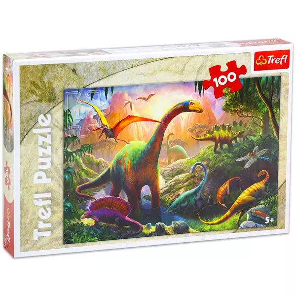 Trefl 16277 puslespil 100 stk Dinosaurer