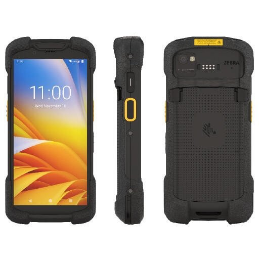 Zebra TC73 kézi számítógép 15,2 cm (6") 1080 x 2160 pixelek Érintőképernyő 349 g Fekete, Sárga (TC7301-0T1J4B1000-A6)