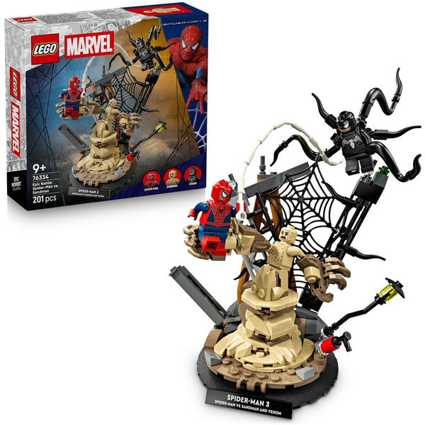 LEGO® Super Heroes Pókember és Homokember óriási csatája 76334