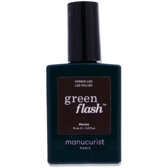 MANUCURIST_Green Flash Led Gel Nail Lacquer lakier do paznokci Mocha 15ml