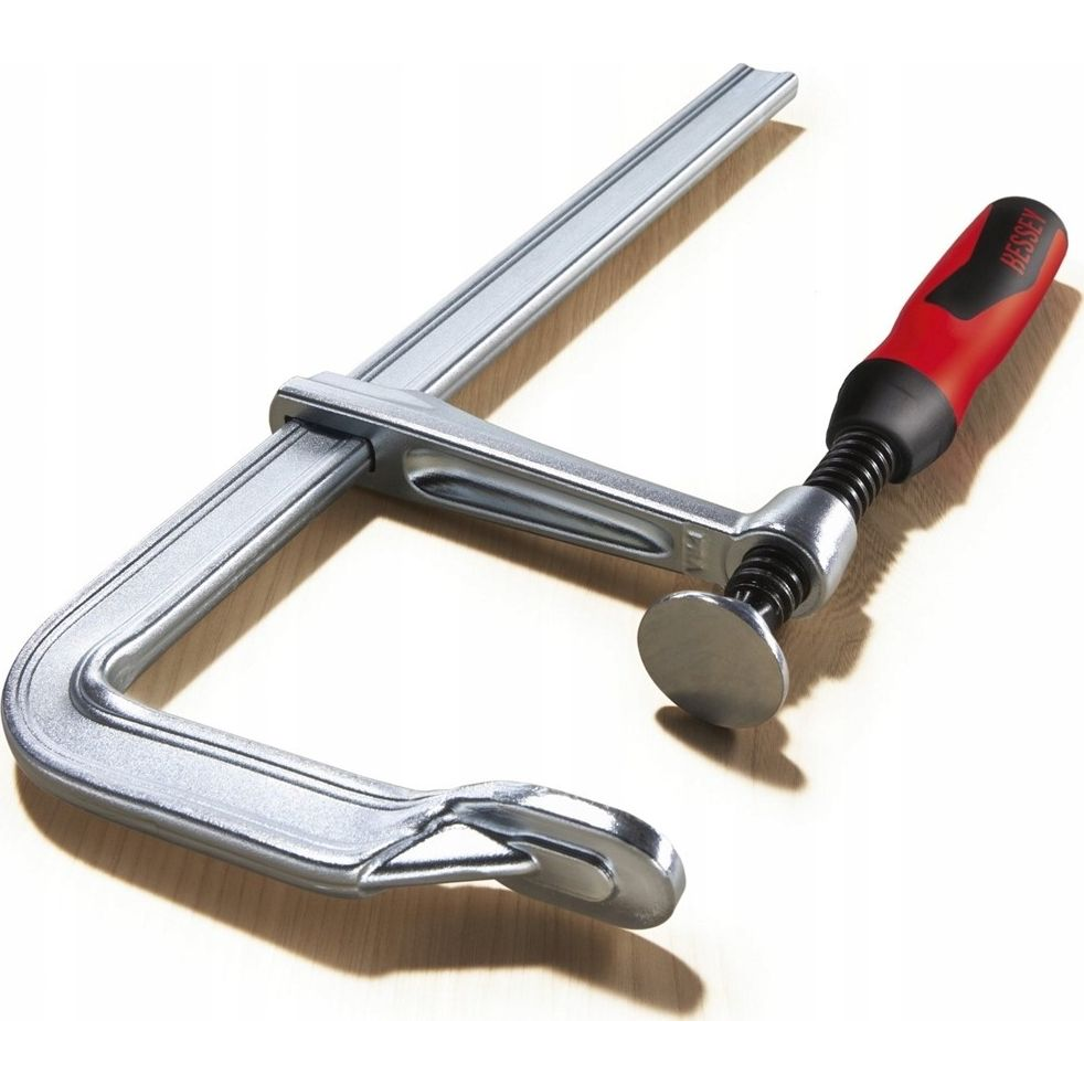 Teljesen acél csavaros gyorsszorító, GZ-2K 1000/120 Bessey GZ100-2K, fesztáv: 1000 mm, visszavonás: 120 mm (12204-uniw)