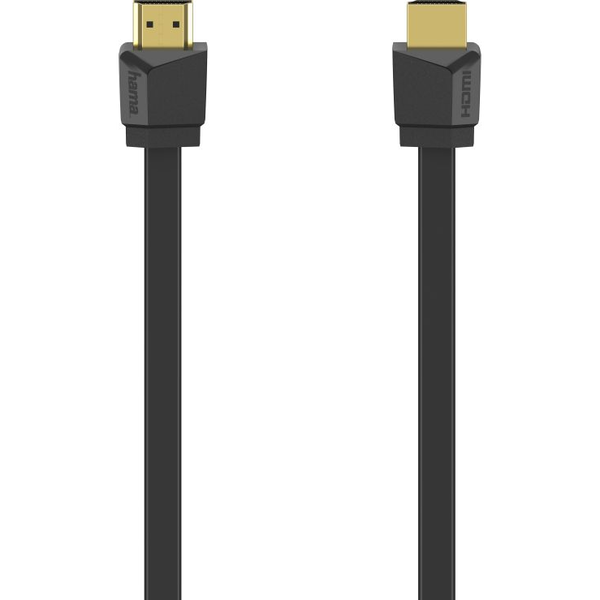 Hama Flexi-Slim HDMI-kabel 1,5 m HDMI Type A (Standard) Sort