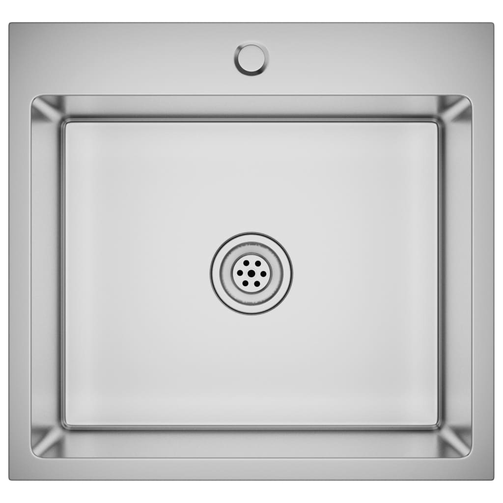 kézzel készült rozsdamentes acél mosogató (51508)