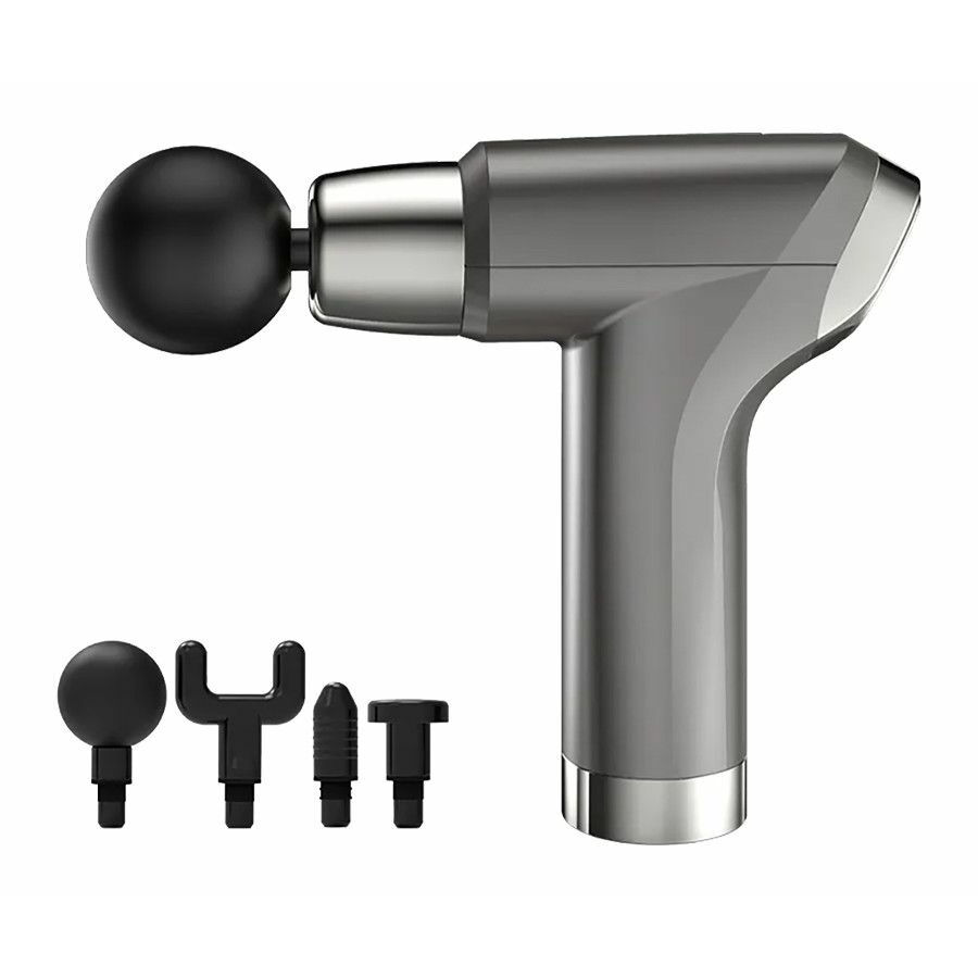 Platinet PMAS20 Akkus LED Masszázspisztoly - Ezüst (PMAS20)