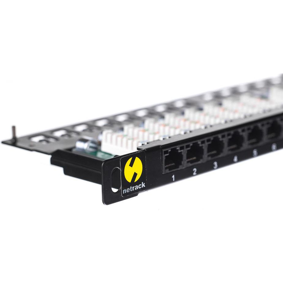 Netrack patch panel 24 port 0.5U 19