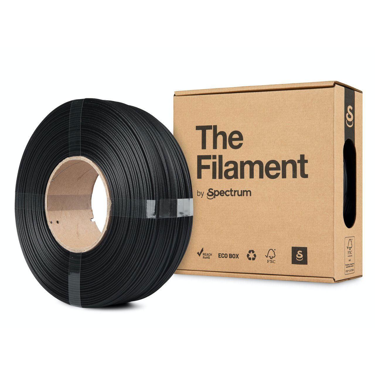 The Filament ReFill PLA CF 1,75mm Black 1kg (TF-24101)
