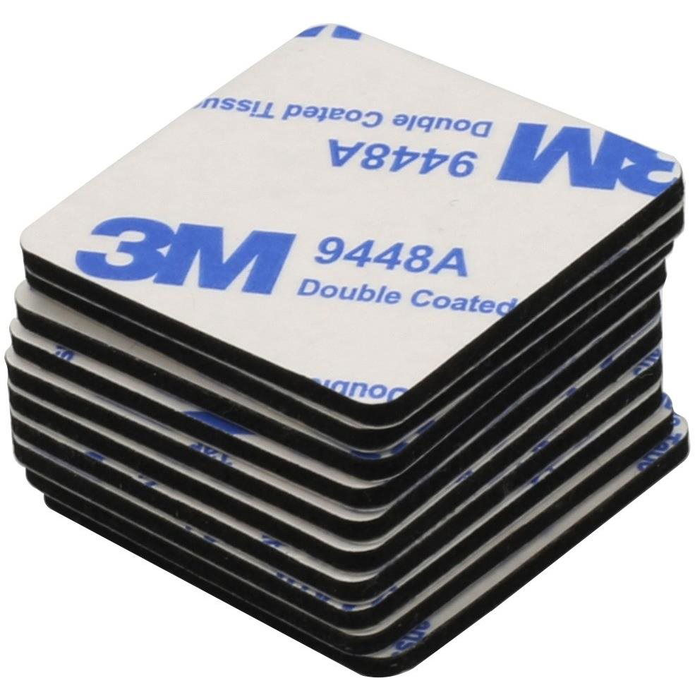 SEFIS 3M, 30x30 mm, 10 darab - fekete (3683-MS-043200)