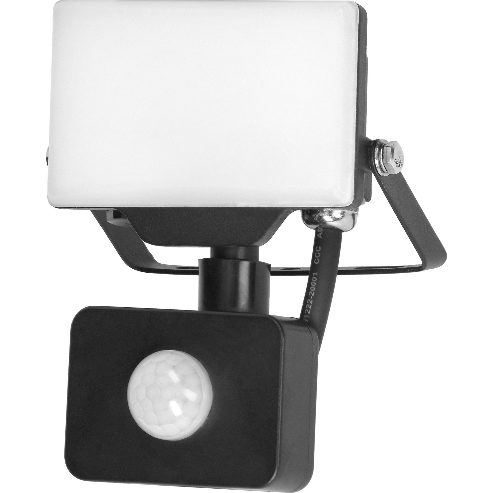 PORTO S LED 10W-os Reflektor PIR-rel, 800lm, IP44, 4000K, Alumínium + polikarbonát, 4000K