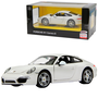 METALLIC CAR PORSCHE 911 WHITE SCALE 1 TO 24